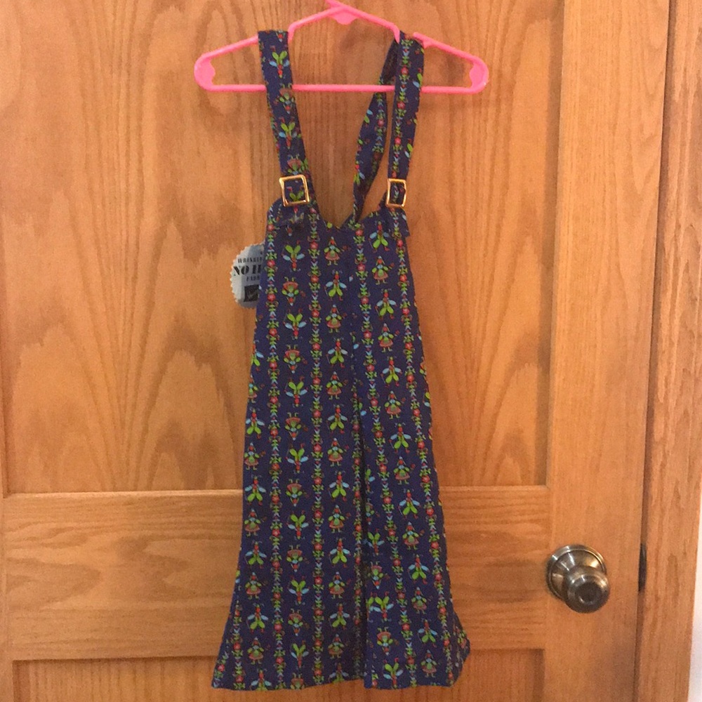 New Old Stock Vintage Overalls Gold Buckles